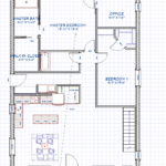 Floor plan main level.